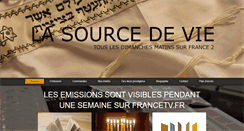 Desktop Screenshot of lasourcedevie.fr