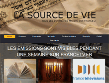 Tablet Screenshot of lasourcedevie.fr